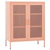 vidaXL Varastokaappi pinkki 80x35x101,5 cm ter&auml;s