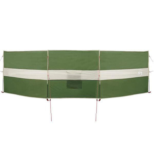 vidaXL Camping Windbreak Green 490x123 cm Vedenpitävä