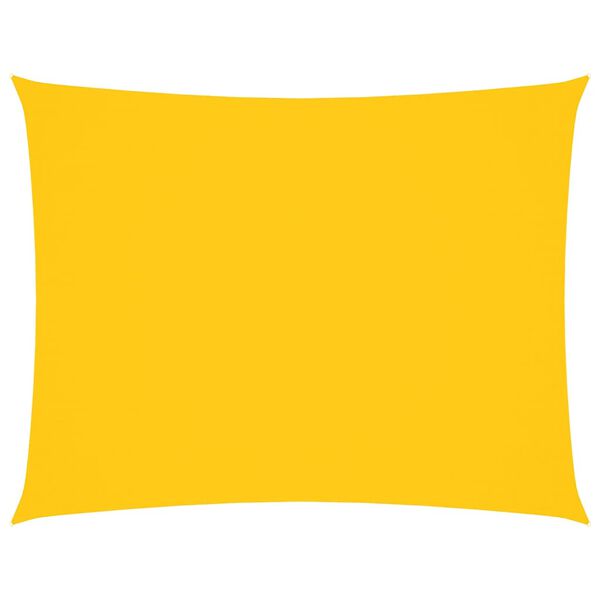vidaXL Aurinkopurje Oxford-kangas suorakaide 5x7 m keltainen