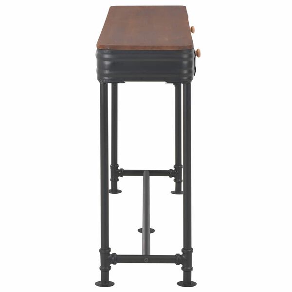 vidaXL Konsolip&ouml;yt&auml; 2 laatikolla 120x30x75 cm t&auml;ysi kuusi