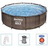 Bestway Steel Pro MAX Uima-allassarja Deluxe Series py&ouml;re&auml; 366x100 cm