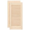 vidaXL Kaapin Ovet S&auml;leikk&ouml; Design 2 kpl 61,5x29,5cm massiivipuu m&auml;nty