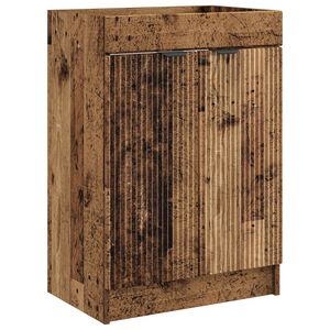 vidaXL Kylpyhuoneen allaskaappi Vanha puu 56 x 37,5 x 81 cm