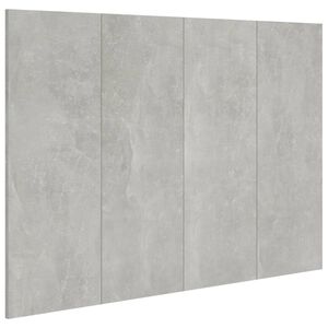vidaXL S&auml;ngynp&auml;&auml;ty betoninharmaa 120x1,5x80 cm tekninen puu
