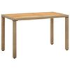 vidaXL Puutarhap&ouml;yt&auml; beige 123x60x74 cm polyrottinki ja t&auml;yspuu