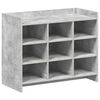 vidaXL Kenk&auml;kaappi Betoninharmaa 85 x 39,5 x 70 cm Tekninen puu