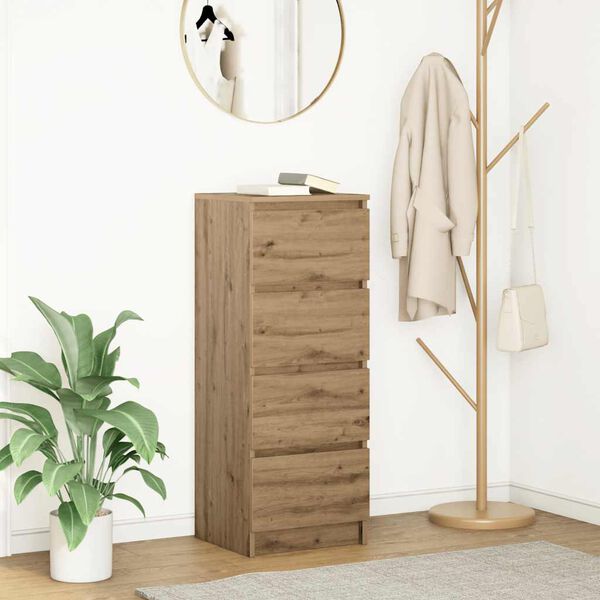 vidaXL Senkki käsityöläinen tammi 37,5x35x99 cm tekninen puu