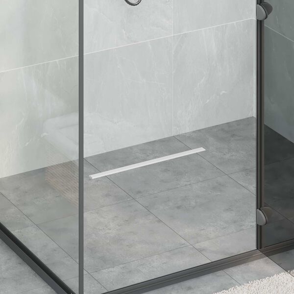 vidaXL 360&deg; Suihkukaivo ohuella mallilla Hopea 50 cm