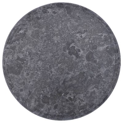 vidaXL Pöytälevy harmaa Ø40x2,5 cm marmori