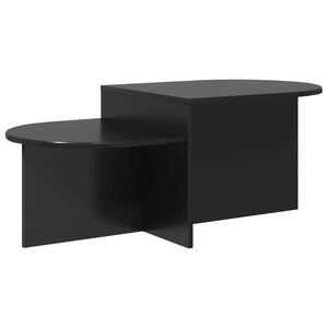 vidaXL Sohvap&ouml;yt&auml; Musta tammi 100 x 50 x 40 cm Tekninen puu