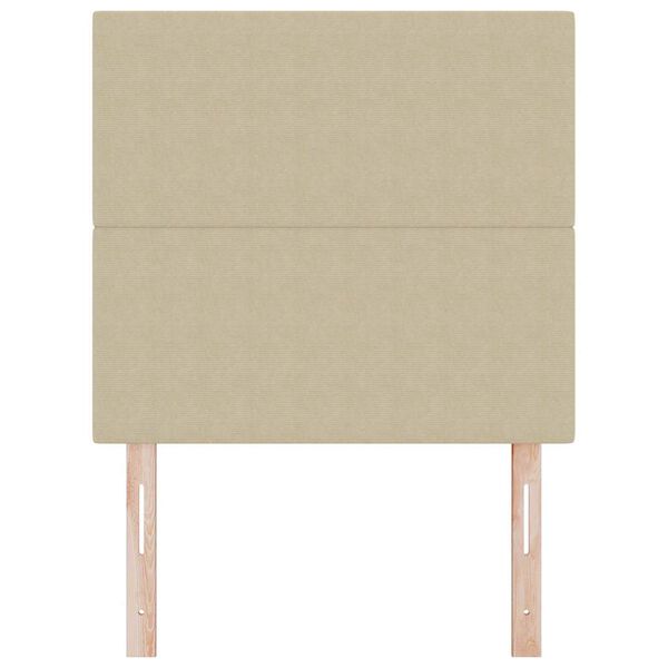 vidaXL Päätylevy päätyllä Vaalea vihreä harmaa 100 cm Nahkavaatetus