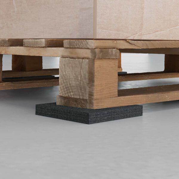 vidaXL Kumimatto Musta Kumi