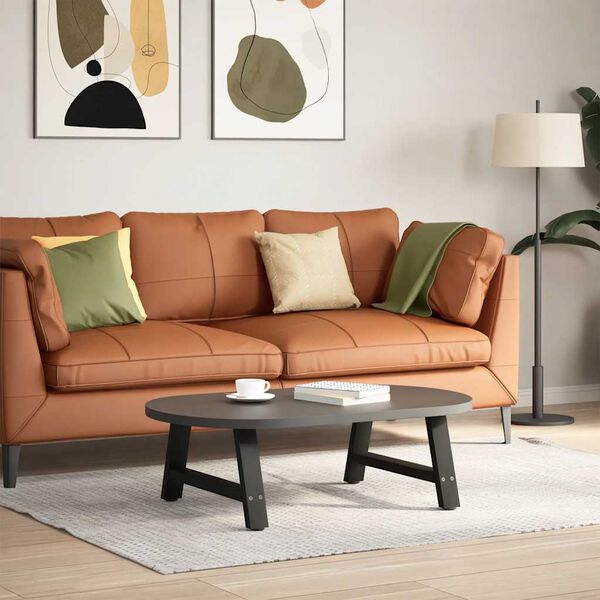 vidaXL Sohvap&ouml;yd&auml;n jalat A-muotoiset 2 kpl musta 70x(30-31) cm ter&auml;s