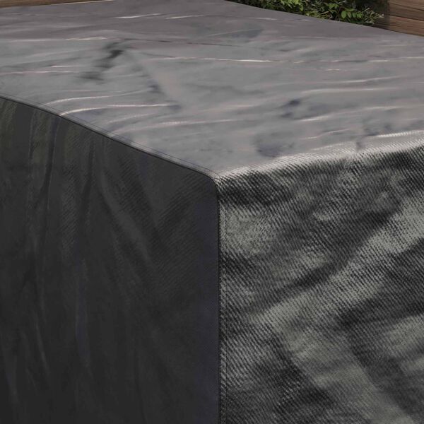 vidaXL Huonekalusuojus Yksiv&auml;rinen Musta 143 x 225 x 90 cm 420D