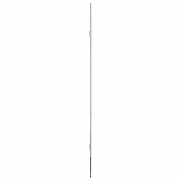 vidaXL Sein&auml;peili hopea 90x40 cm ovaali