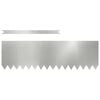 vidaXL Nurmireunus 50 kpl 100 x 0,05 x 30 cm Galvanoitu ter&auml;s Hopea