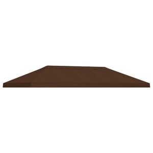 vidaXL Gazebo-suojakansi 6 x 3 m Ruskea Polyesteri 190