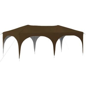 vidaXL Pop-up Juhlateltta 575 x 288 x 245 cm Taupe Oxford-kangas