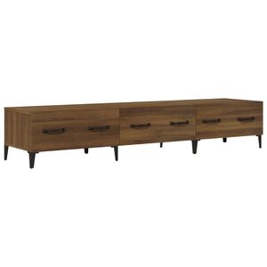 vidaXL TV-taso ruskea tammi 150x34,5x30 cm tekninen puu
