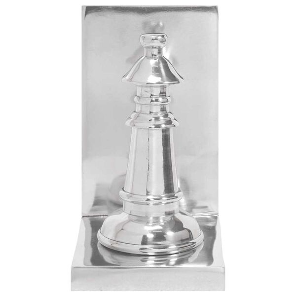 vidaXL Kirjatuet 2 pcs Hopea 11 x 12 x 19,5 cm Alumiini