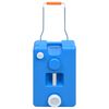 vidaXL Py&ouml;rill&auml; varustettu vesis&auml;ili&ouml; retkeilyyn 25 l sininen