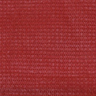 vidaXL Parvekkeen suoja punainen 120x600 cm HDPE