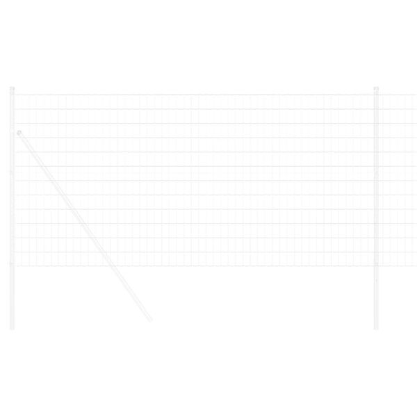 vidaXL Euroaita Hopea 1.4 x 10 m Kuumasinkitty rauta