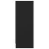 vidaXL Kenkäkaappi musta 31,5x35x90 cm tekninen puu