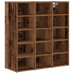 vidaXL Kenk&auml;kaappi 77,5 x 30 x 83,5 cm Tekninen puu Vanha puu