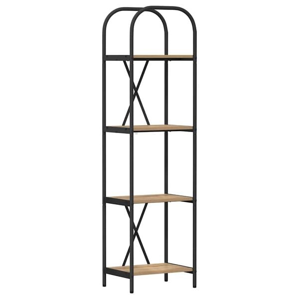 vidaXL Kirjahylly Artisan tammi 40 x 30 x 146 cm Tekninen puu