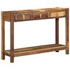 vidaXL Konsolip&ouml;yt&auml; laatikon kanssa Ruskea 107 x 33 x 76 cm
