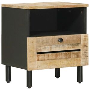 vidaXL Y&ouml;p&ouml;yt&auml; Luonnollinen 40 x 33 x 46 cm Kiinte&auml; mango puu