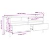 vidaXL TV-kaappi laatikon kanssa Vanha Puu 100 x 34,5 x 44,5 cm