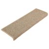 vidaXL Porrasmatot 15 kpl 65x21x4 cm tummanbeige suorakaiteen muotoinen reuna