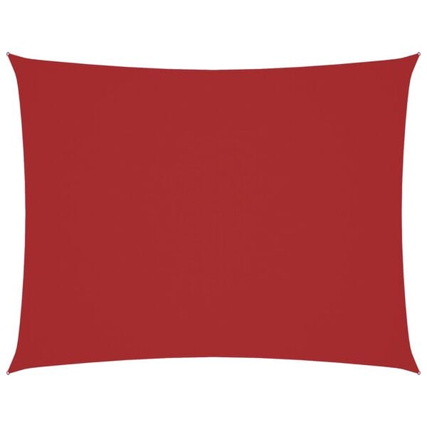 vidaXL Aurinkopurje Oxford-kangas suorakaide 2x3,5 m punainen