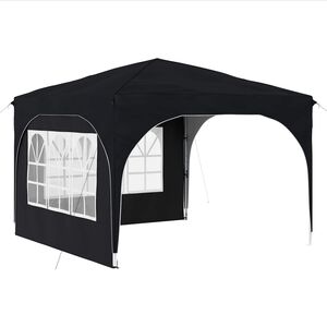 vidaXL Pop-up Juhlateltta 290 x 290 x 245 cm Antrasiitti