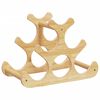 vidaXL Viinipulloteline 6 pullolle 35x18x25,5 cm bambu
