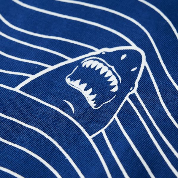 Lasten T-paita tummansininen 92