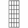 vidaXL Liukuovi ESG-lasi ja alumiini 76x205 cm musta