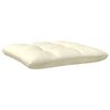 vidaXL Ulkorahi tyynyllä kerma täysi mänty