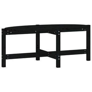vidaXL Sohvap&ouml;yt&auml; musta 118x63x45 cm t&auml;ysi m&auml;nty