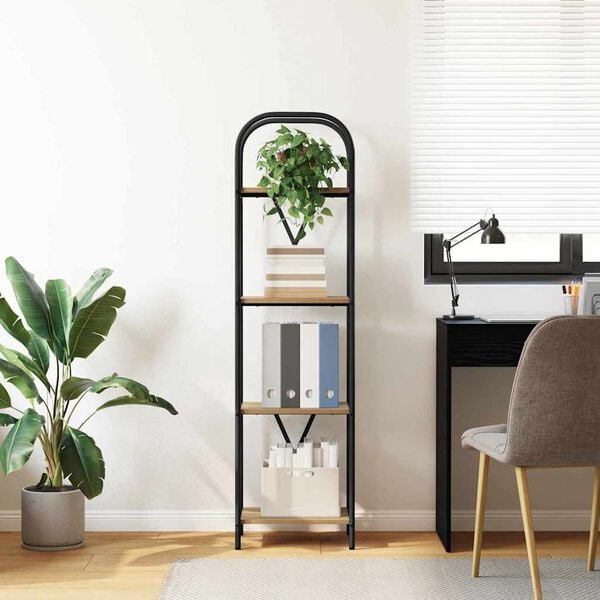 vidaXL Kirjahylly Artisan tammi 40 x 30 x 146 cm Tekninen puu