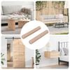 vidaXL Puutapit 2 pcs Luonnollinen &Oslash; 6 x 40 mm Massiivipuuta