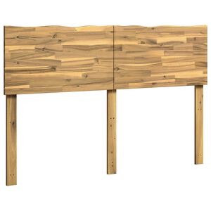 vidaXL Luonnonreunainen s&auml;ngynp&auml;&auml;ty ROSTOCK valkoinen 160 cm