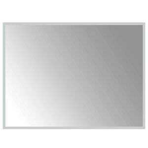 vidaXL LED kylpyhuonemirror L&auml;pin&auml;kyv&auml; 80 x 60 cm karkaistu lasi