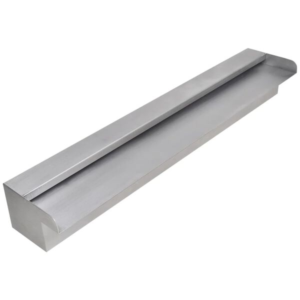 Suorakulmainen vesiputous suihkul&auml;hde ruostumaton ter&auml;s 60 cm