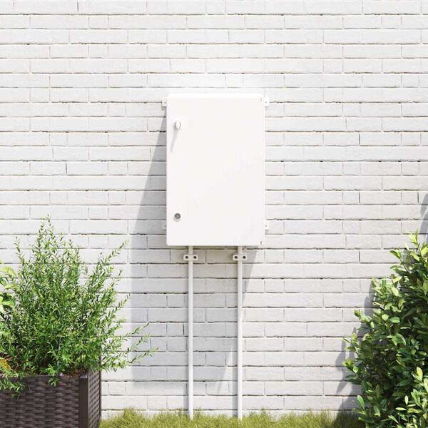 vidaXL Ohjauskabinetti Harmaa 47 x 20 x 60 cm ABS-muovi