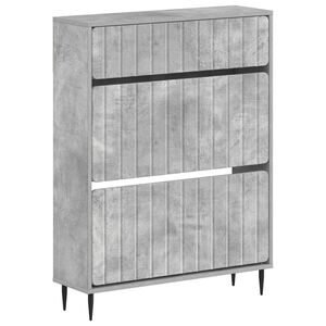 vidaXL Kenk&auml;kaappi ZWOLLE 78 x 24 x 103 cm Tekninen puu Betoninharmaa
