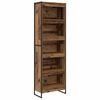 vidaXL Kirjahylly 60 x 30 x 189,5 cm Tekninen puu Vanha Puu