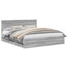 vidaXL S&auml;ngyn runko Harmaa Sonoma 6FT Super King Size Insin&ouml;&ouml;ripuuta